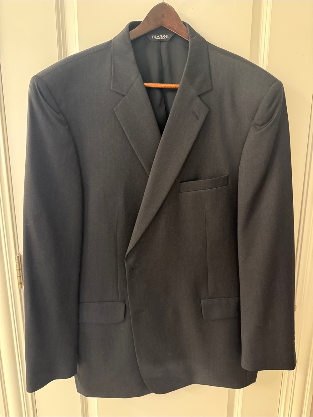 Jos. A. Bank Black Single-Breasted Men's Suit Jacket